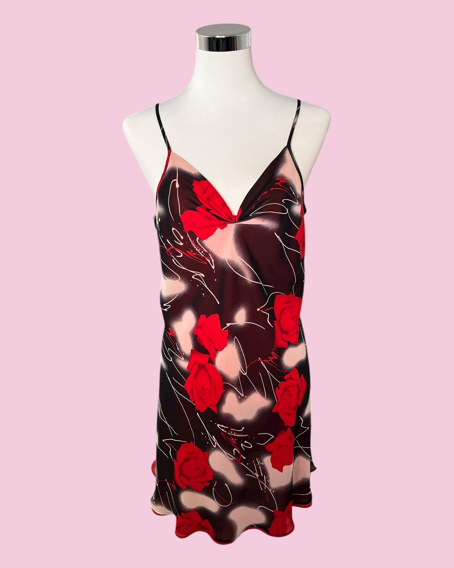 Lady Pirola Slipdress Red Roses