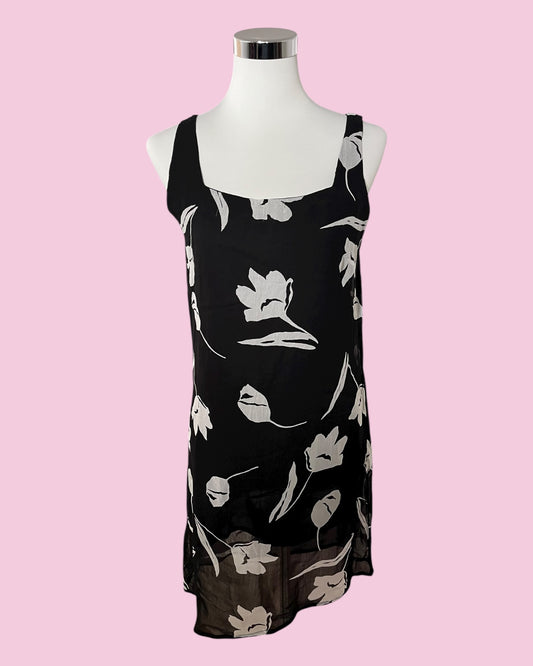 Vintage Mini Dress floral Print